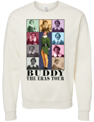 The Buddy Tour in White or Black Writing DTF transfers