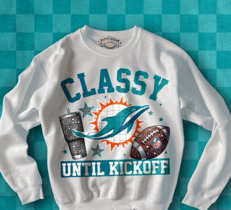 C21 Classy Until Kickoff Miami Football Sublimation/DTF Transfer