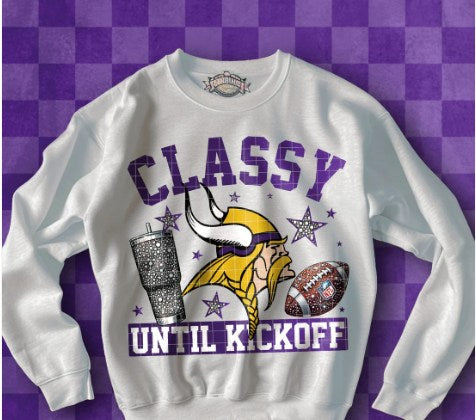 C4 Classy Until Kickoff Minnesota Football Sublimation/DTF Transfer