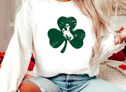 Clover Bucking Horse T-Shirt or Crewneck