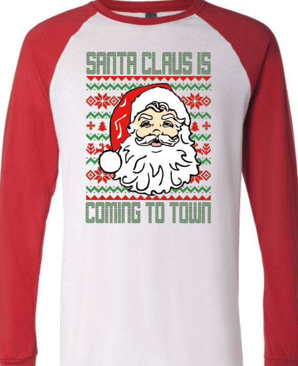 Santa Claus Coming to Town DTF transfers