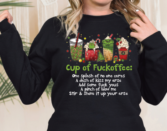 Cup of Fuckoffee DTF transfers