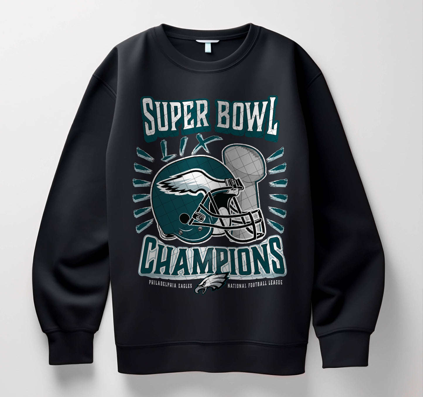 SUPER BOWL LIV Champions black or white writing DTF/Sublimation Transfer