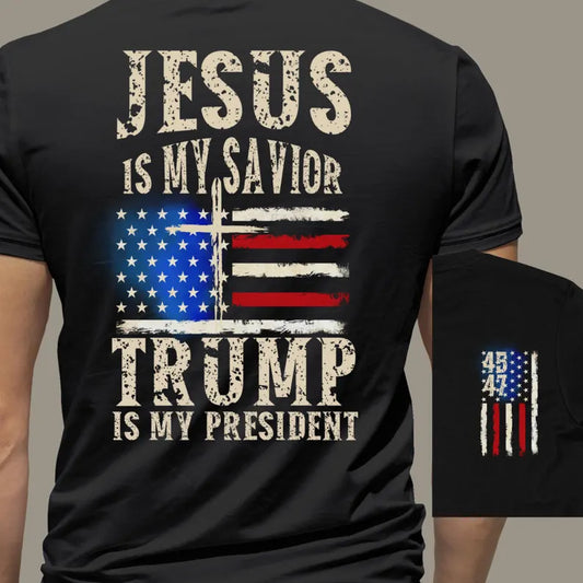 3140 Jesus is my savior Trump is my president DTF/Sublimation Transfers