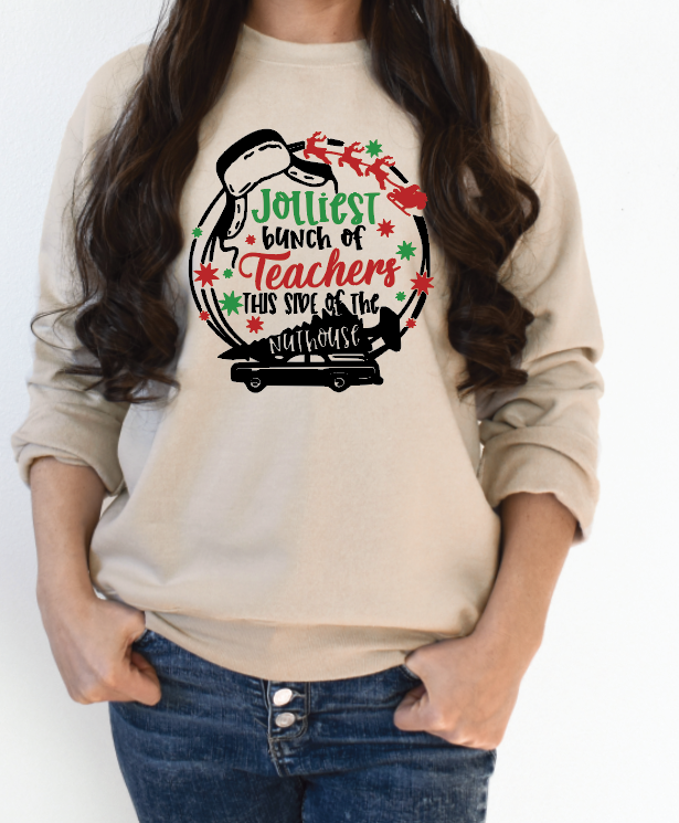 Jolliest bunch of teachers this side of the DTF transfers