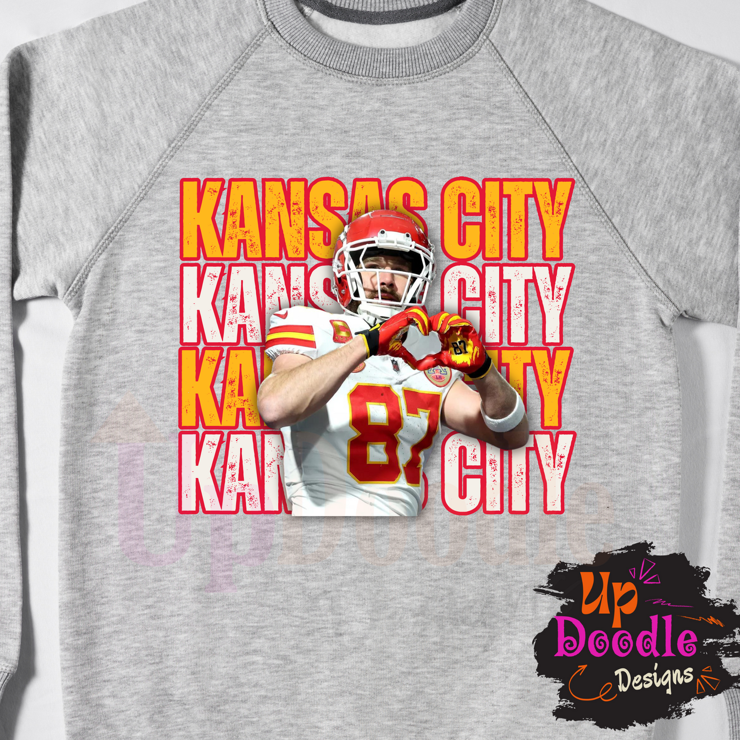 H944 Kansas City Foodball Love DTF/Sublimation Transfer