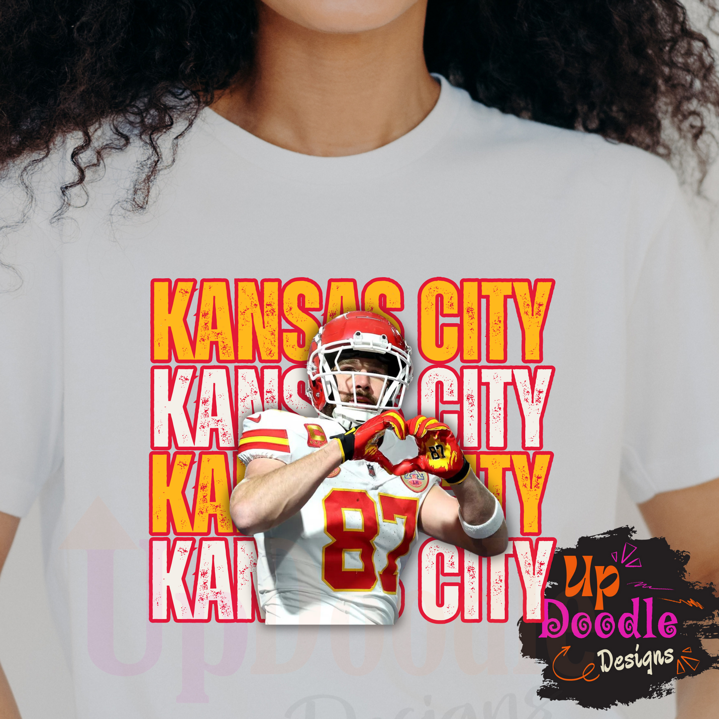 H944 Kansas City Foodball Love DTF/Sublimation Transfer