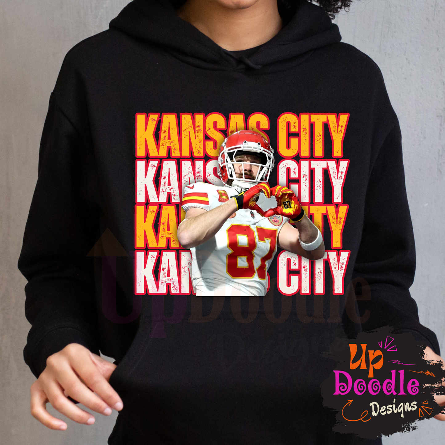 H944 Kansas City Foodball Love DTF/Sublimation Transfer