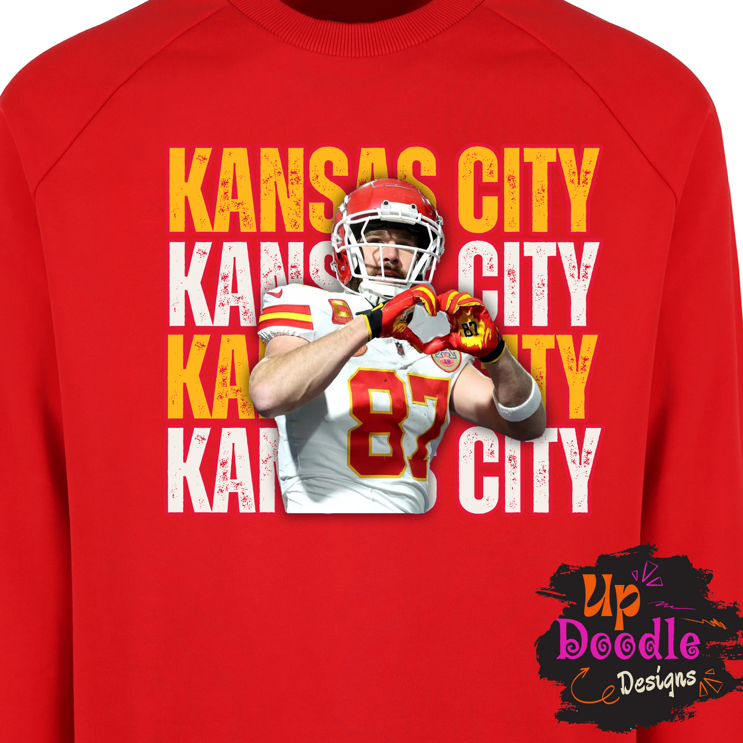 H944 Kansas City Foodball Love DTF/Sublimation Transfer