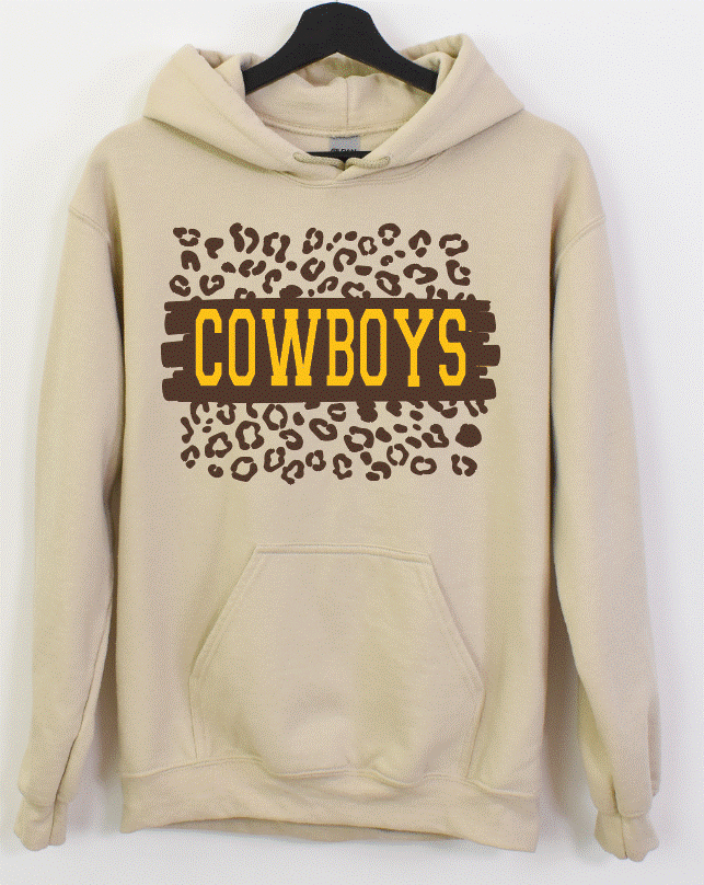 Cowboys leopard Hoodie