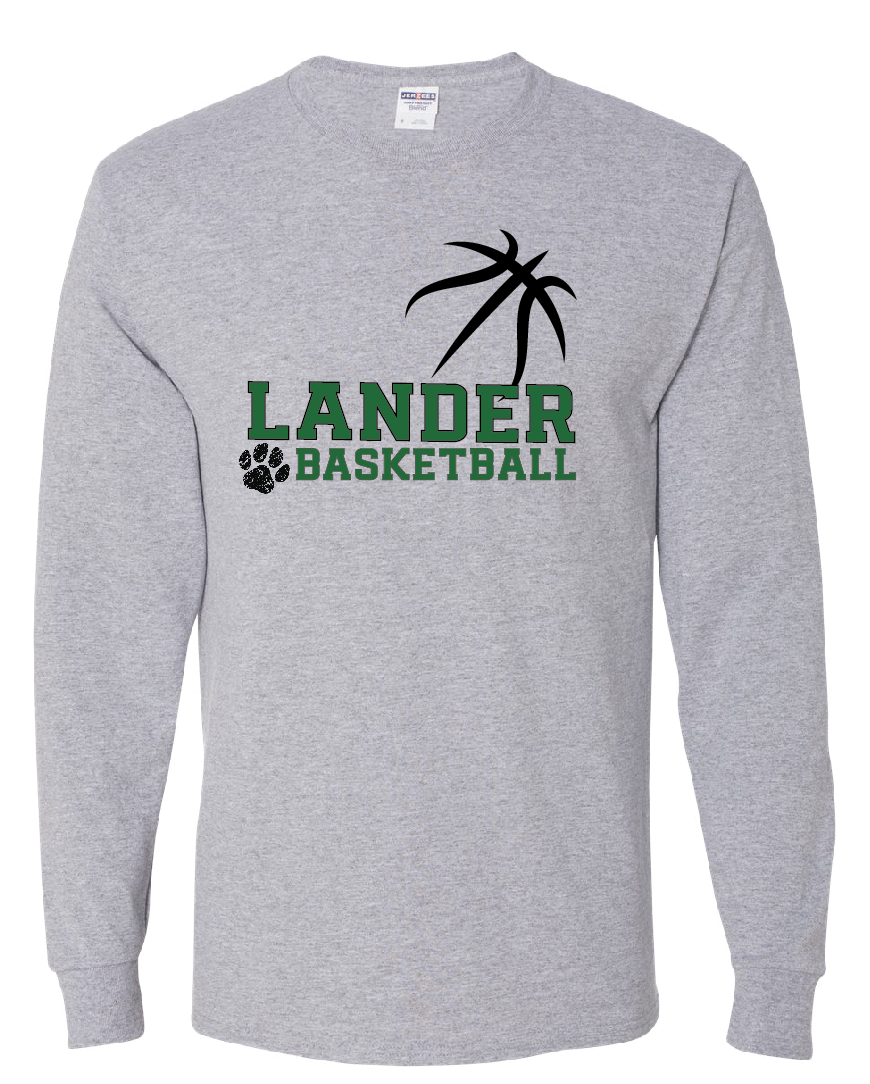 Lander Basketball Hoodie, Long sleeve t-shirt, or short sleeve t-shirt