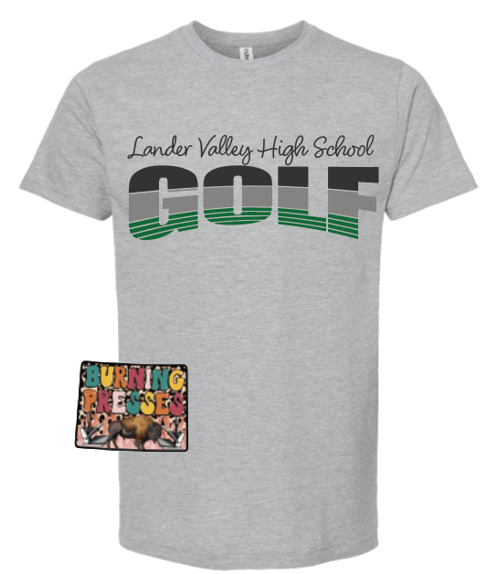 LVHS Golf Crewneck or T-shirt