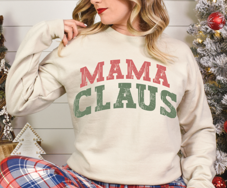 Mama Claus DTF transfers