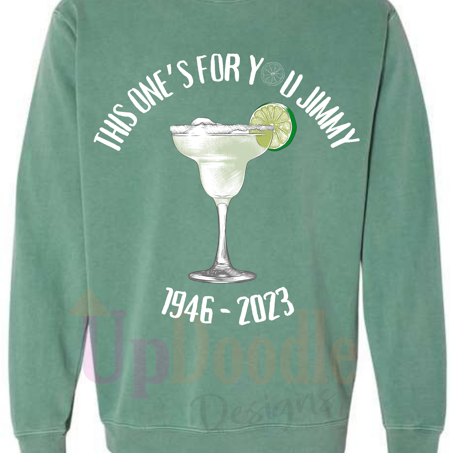 JIMMY BUFFETT MARGARITA DESIGN DTF Transfer