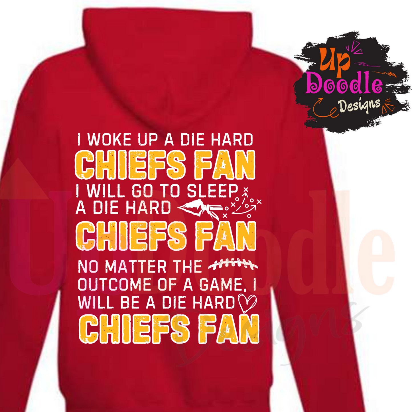 H945 Kansas City Football Fan DTF/Sublimation Transfer