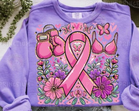 Breast Cancer Fight DTF Transfer