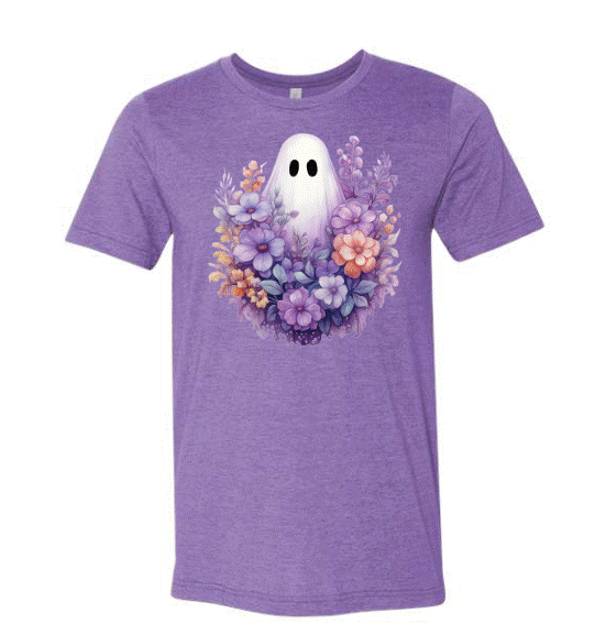 1388 Ghost among flowers DTF/Sublimation Transfer