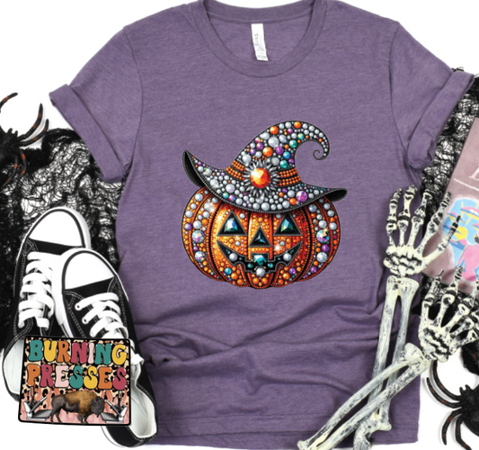 1875 Faux Rhinestone pumpkin DTF/Sublimation Transfer