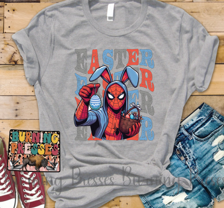 1421 Spider Cartoon Easter DTF/Sublimation Transfer