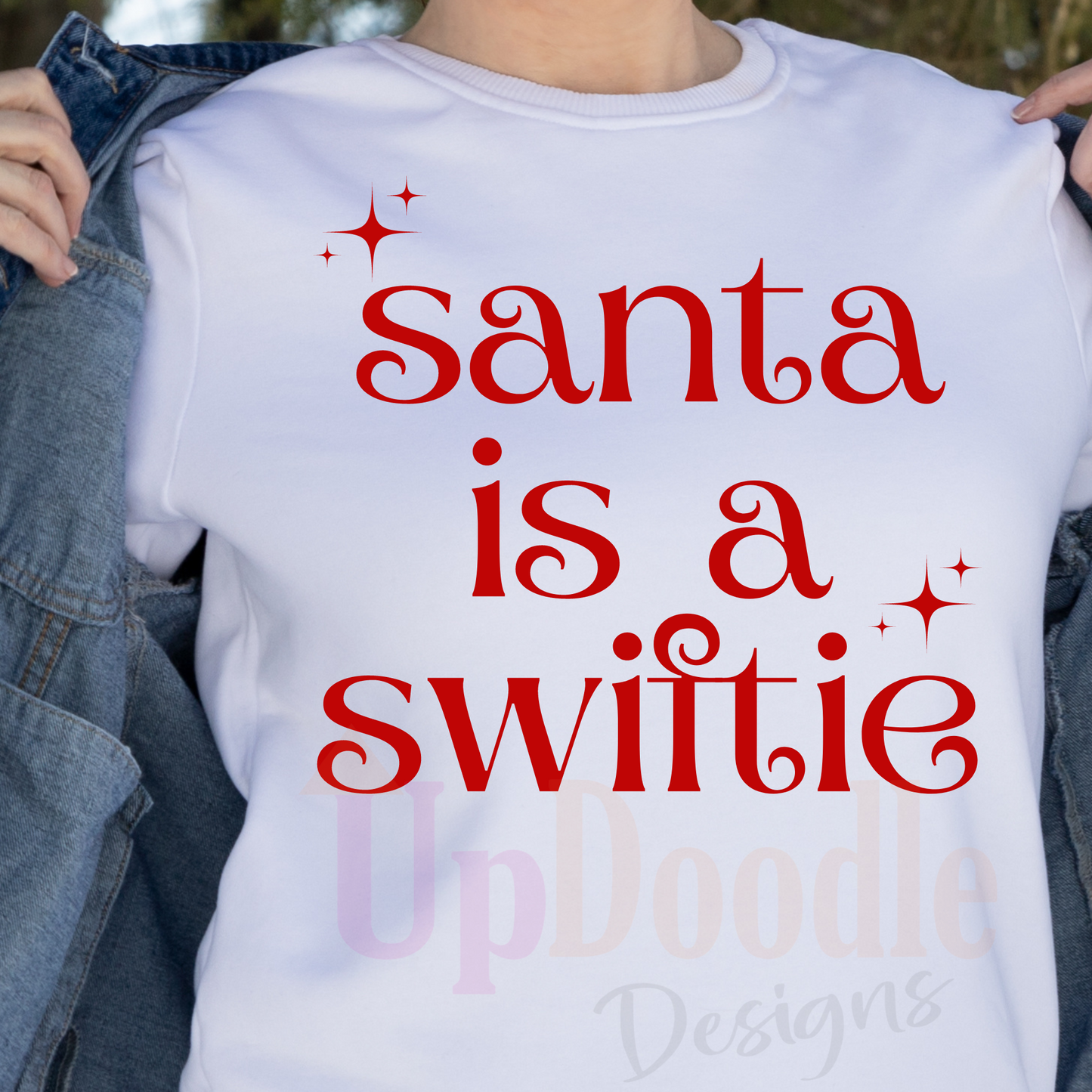 Santa is a Swiftie Christmas DTF transfers