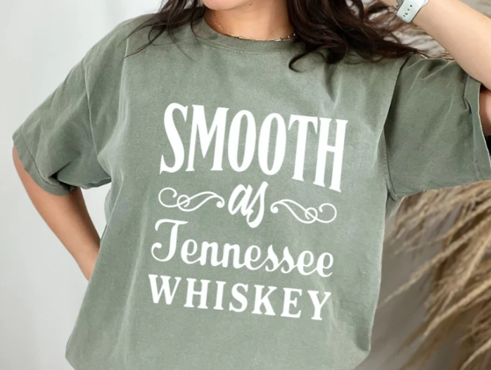 SS138 Smooth as Tennessee Whiskey Screen print