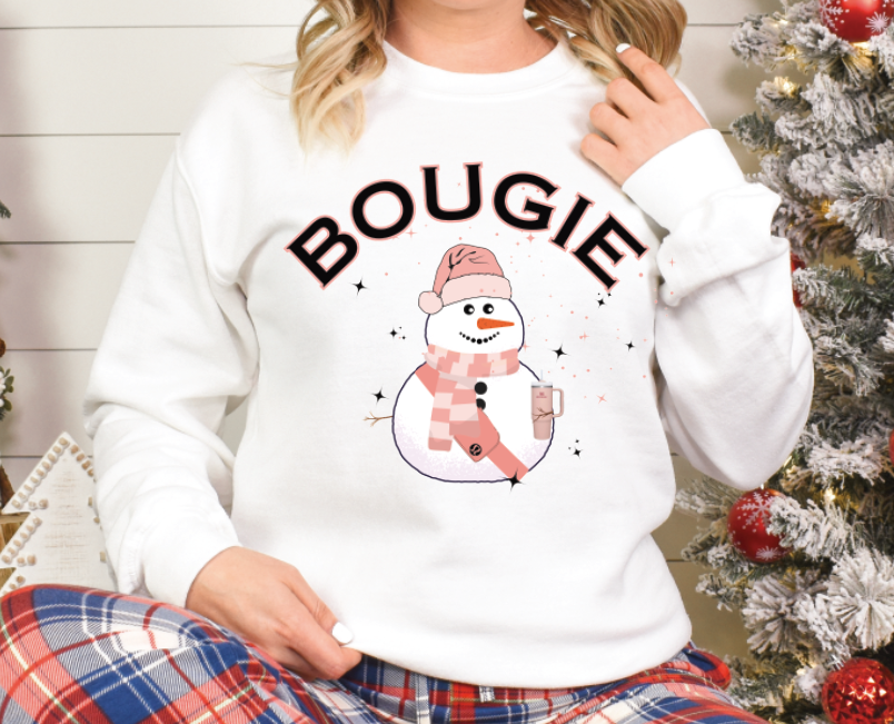 BOUGIE Snowman DTF transfers