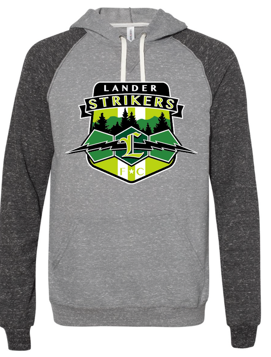 Lander Strikers two tone light Hoodie with glitter
