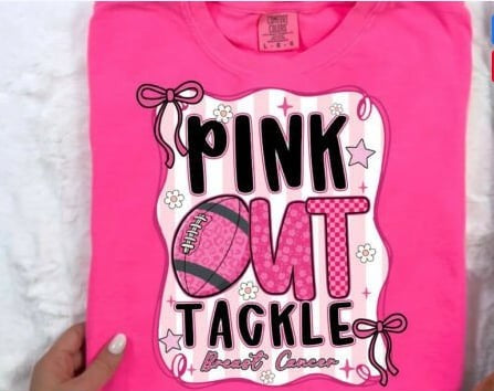 Tackle Breast Cancer DTF Transfer