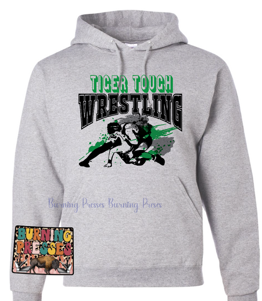 Tiger Tough Wrestling Hoodie or T-shirt