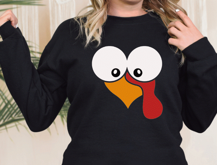 1395 Turkey Face DTF/Sublimation