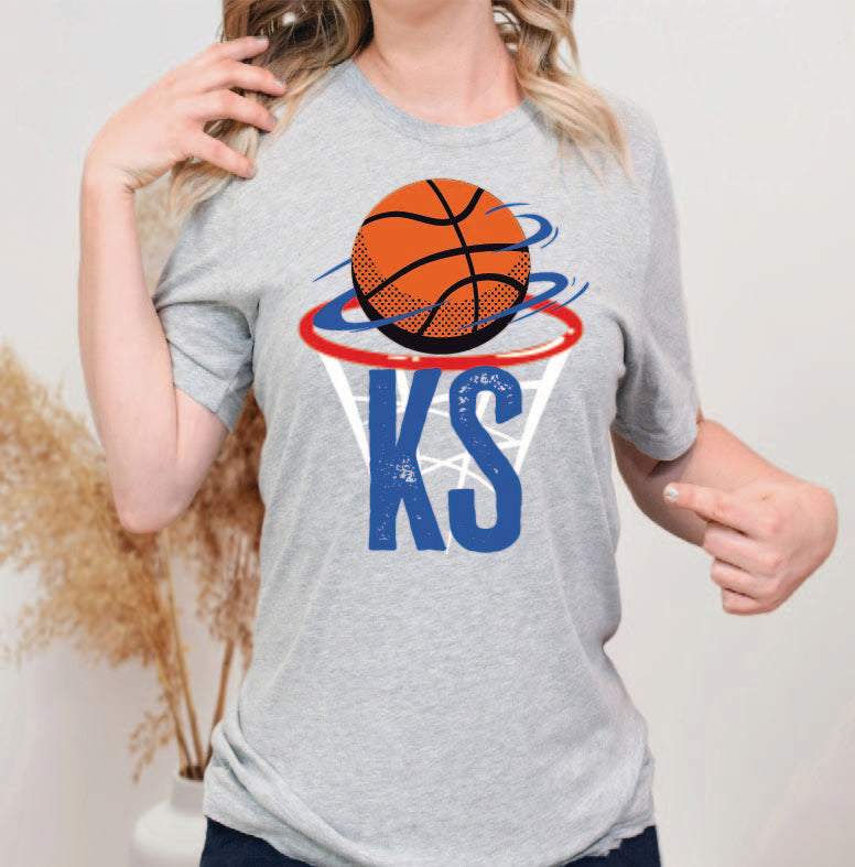 Kansas Basketballl DTF Print-Burning Presses