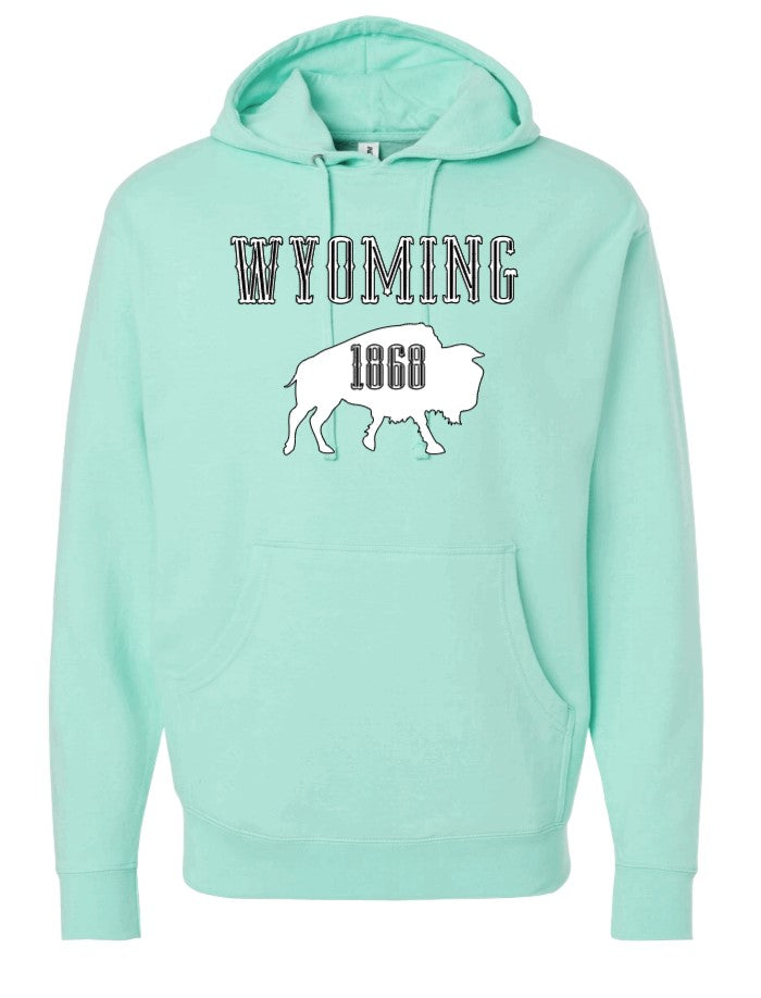 Custom Wyoming Hoodie-Burning Presses