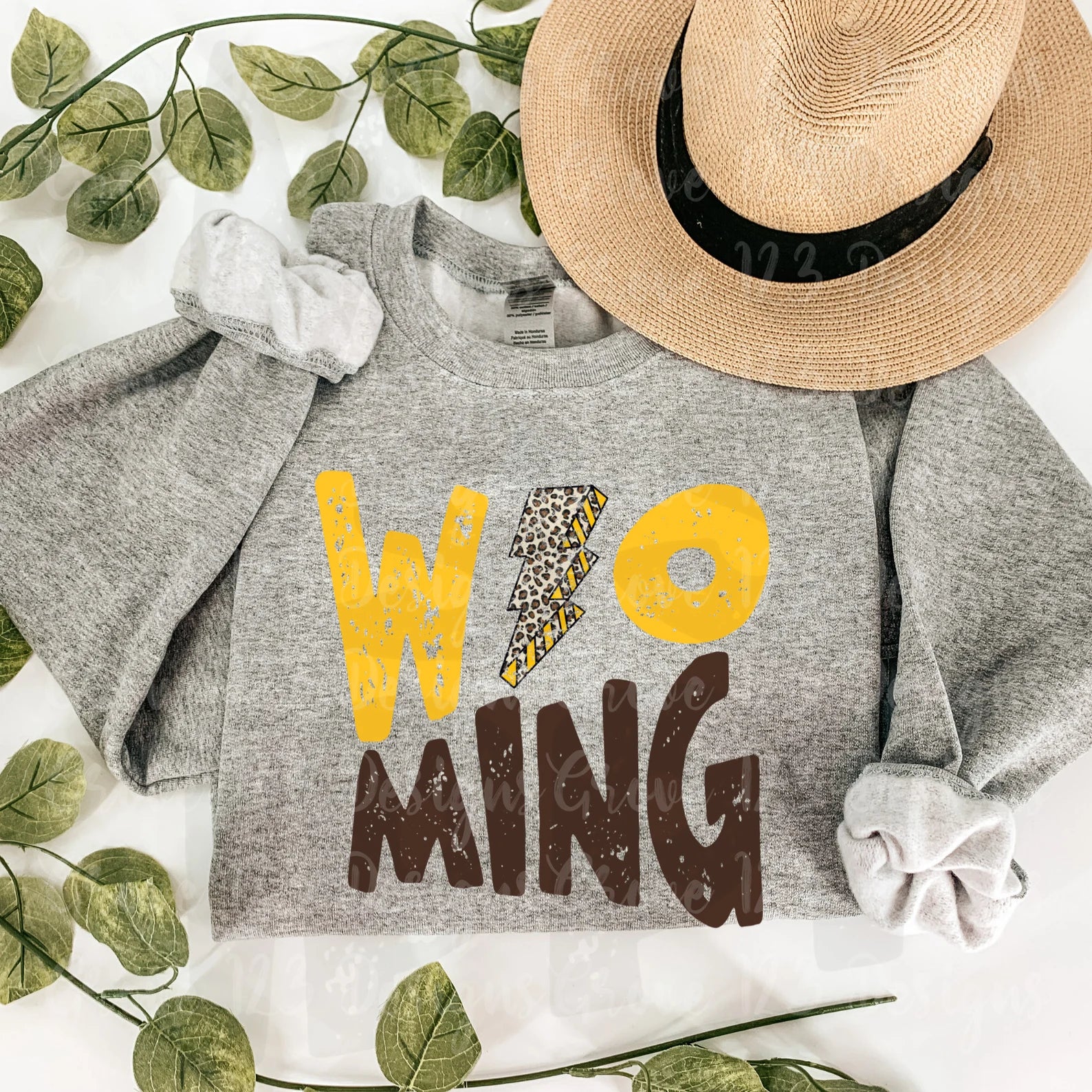 Wyoming Crewneck-Burning Presses