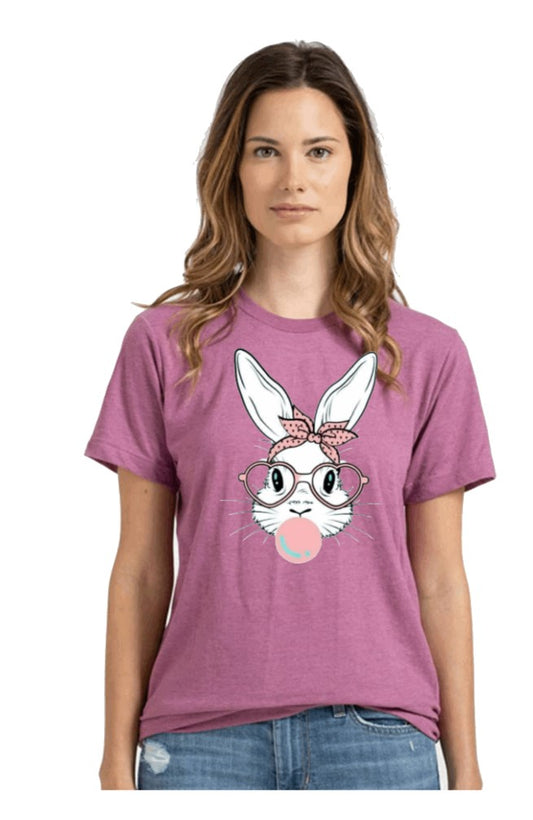 Bunny blowing bubble DTF Print