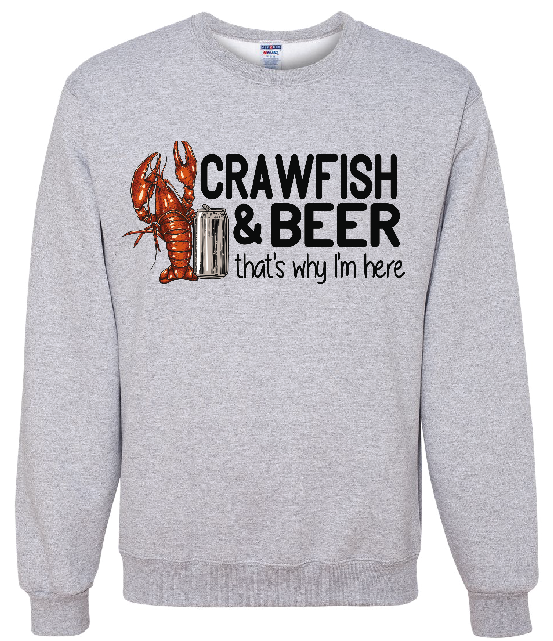 Crawfish and Beer DTF Print-Burning Presses
