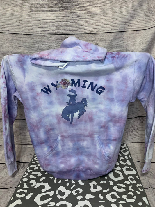 Wyoming Hoodie in purple-Burning Presses