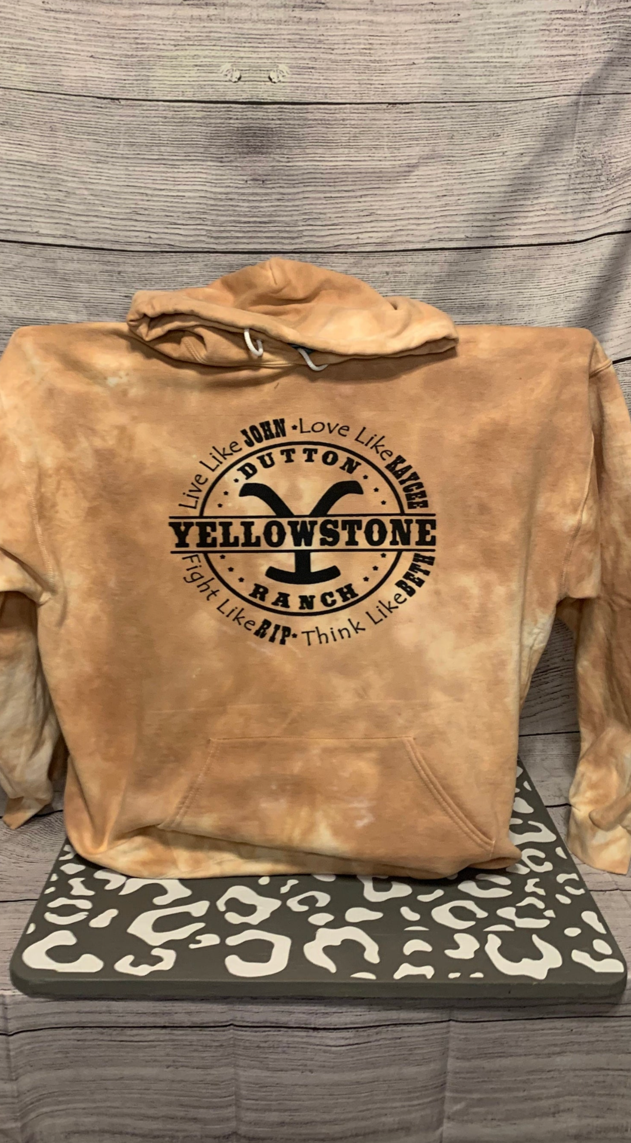 Ride for the brand Yellowstone Hoodie-Burning Presses